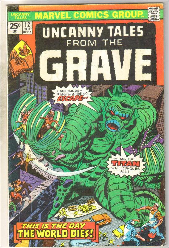 Uncanny Tales from the Grave #12 comic book very good plus 4.5