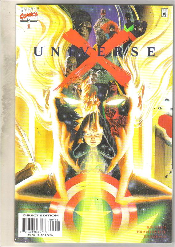 Universe X vol 1 #1 comic book mint 9.8