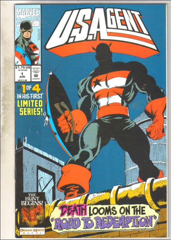 U.S. Agent #1 comic book near mint 9.4