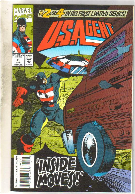 U.S. Agent #2 comic book near mint 9.4