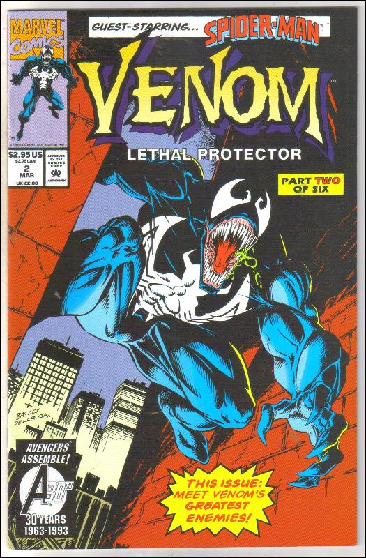 Venom Lethal Protector #2 comic book near mint 9.4