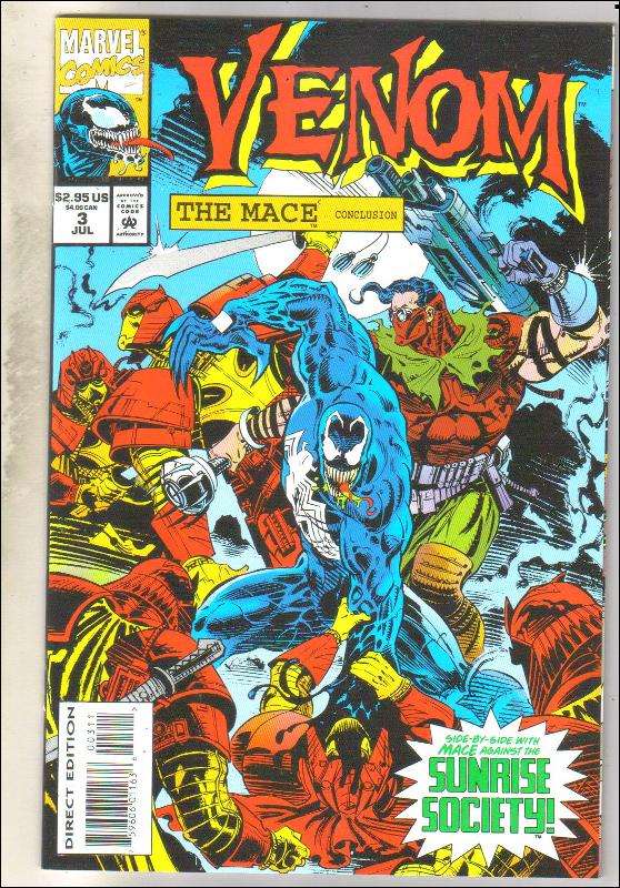 Venom The Mace #3 comic book mint 9.8
