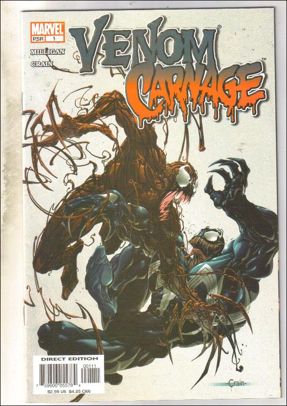Venom Carnage #1 comic book near mint 9.4