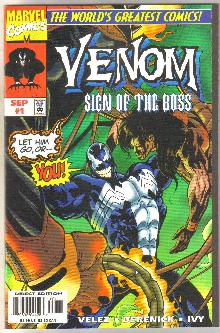 Venom Sign of the Boss #1 comic book near mint 9.4
