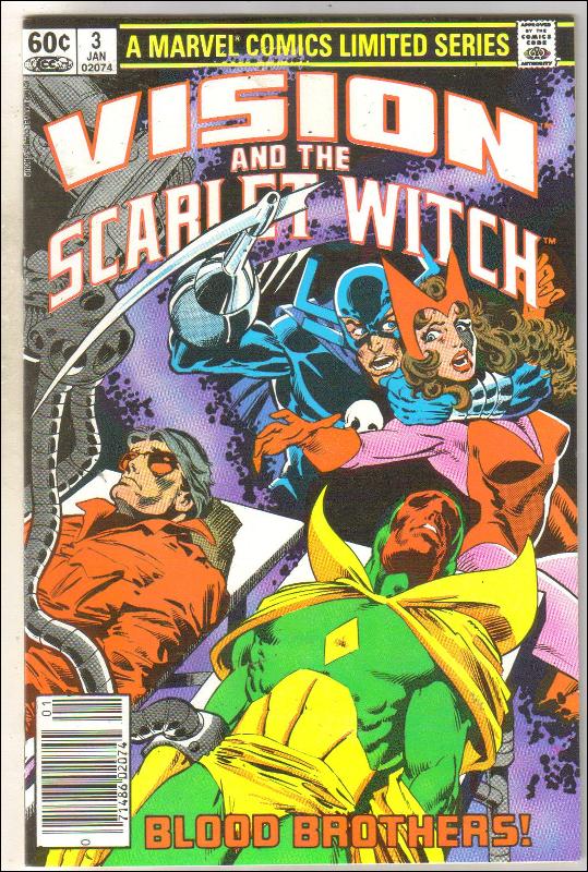 Vision and the Scarlet Witch #3 comic book near mint 9.4