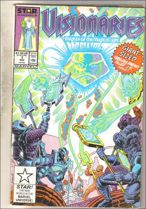 Visionaries #1 comic book very good 4.0