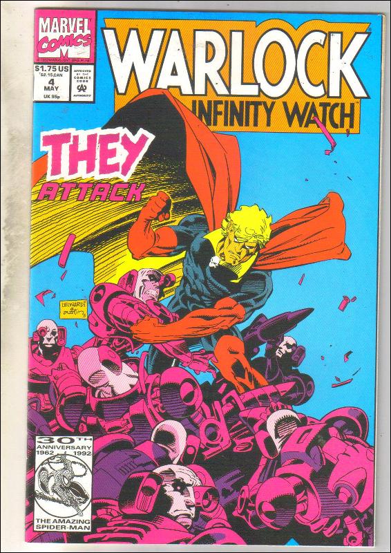 Warlock and the Infinity Watch #4 comic book near mint 9.4
