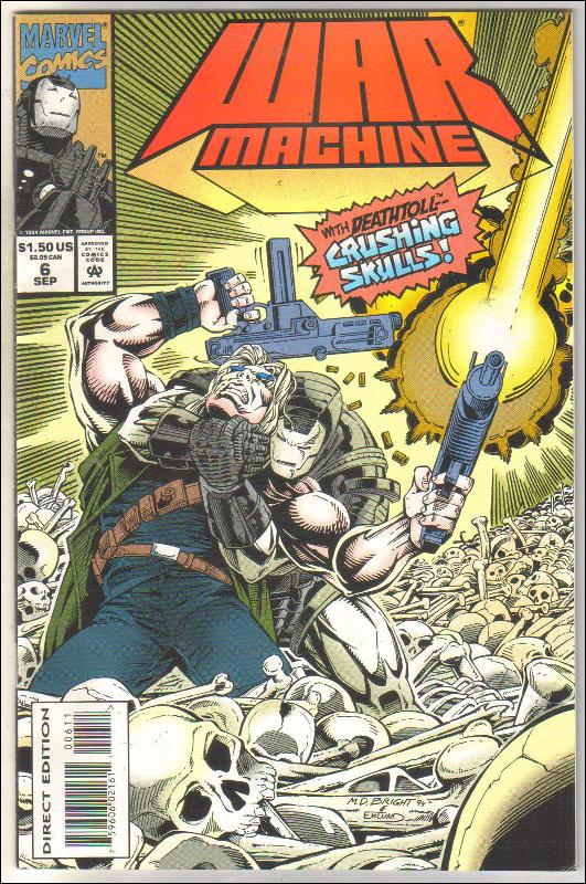 War Machine #6 comic book near mint 9.4
