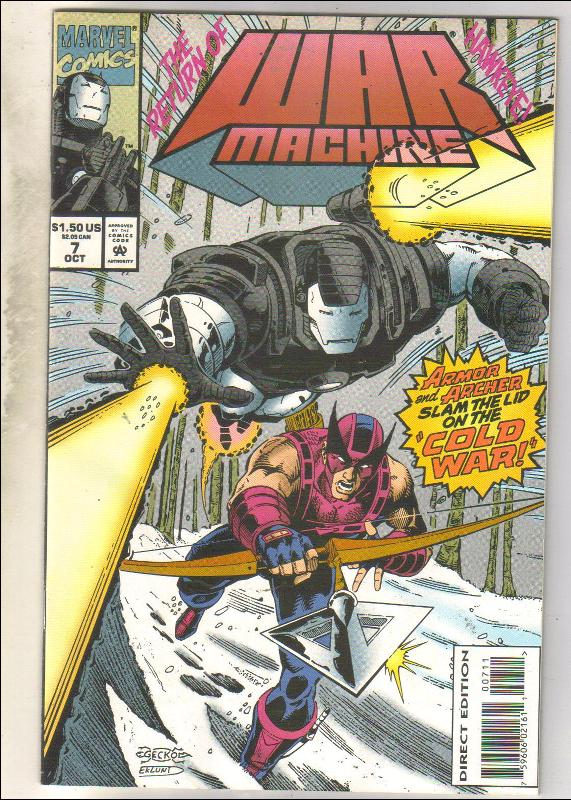 War Machine #7 comic book near mint 9.4