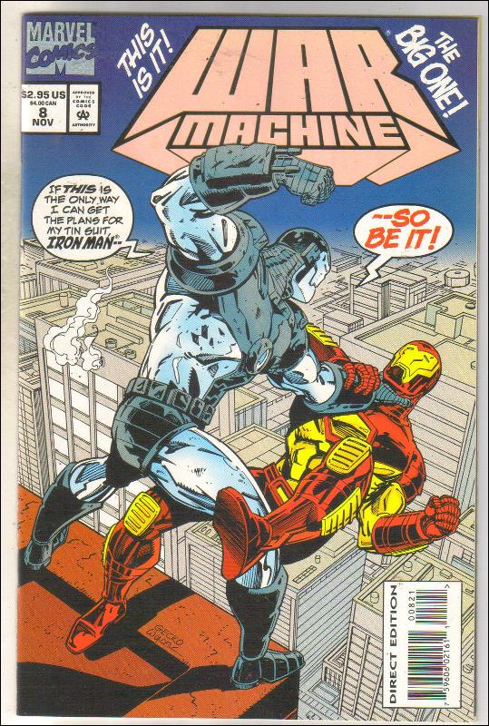 War Machine #8 comic book mint 9.8
