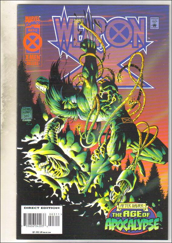 Weapon X #3 comic book near mint 9.4