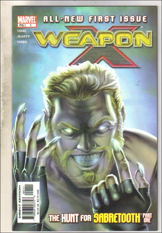Weapon X #1 comic book mint 9.8