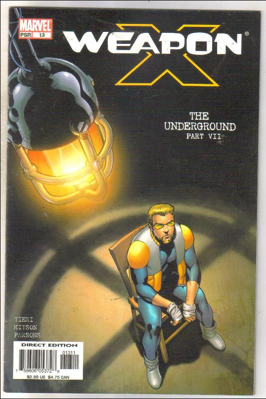 Weapon X #13 comic book very fine 8.0