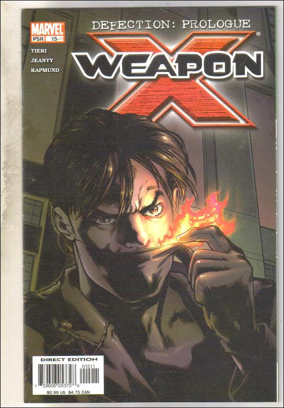 Weapon X #15 comic book very fine/near mint 9.0