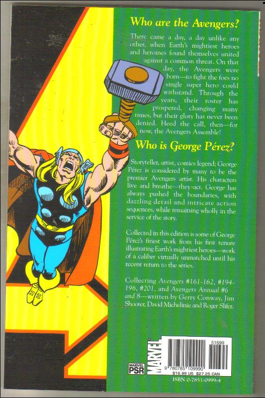 Avengers Legends #3 trade paperback mint 9.8