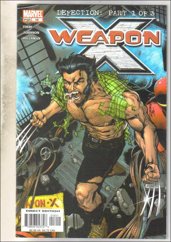 Weapon X #16 comic book near mint 9.4