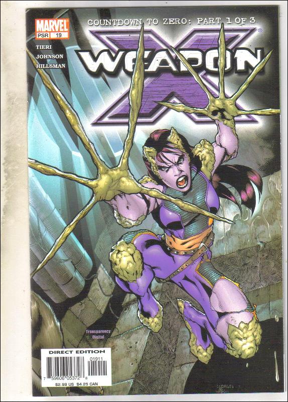 Weapon X #19 comic book mint 9.8