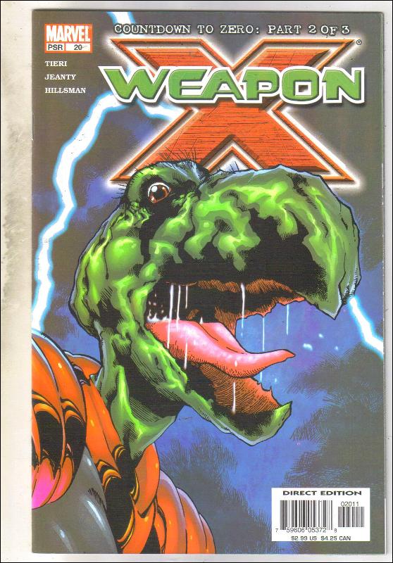 Weapon X #20 comic book near mint 9.4