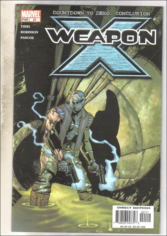 Weapon X #21 comic book very fine/near mint 9.0