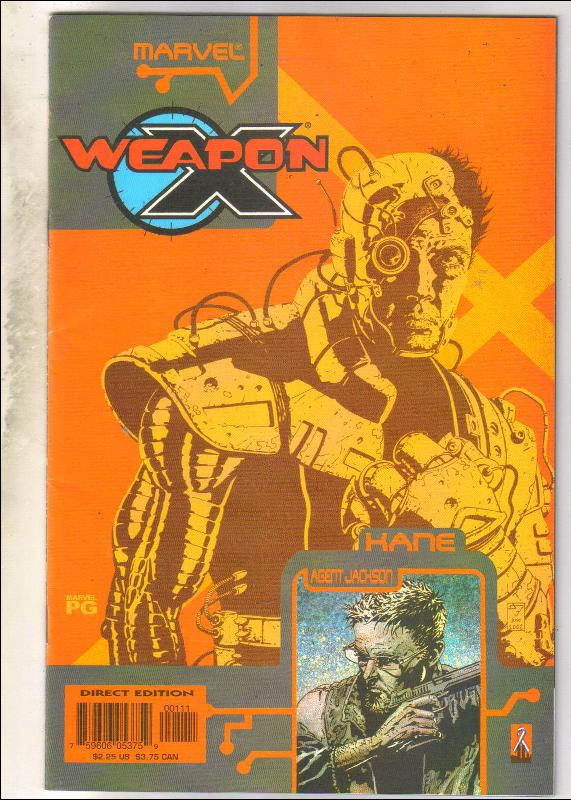Weapon X The Draft-Kane #1 comic book very fine 8.0
