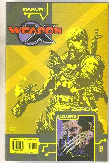 Weapon X The Draft-Zero #1 comic book very fine 8.0