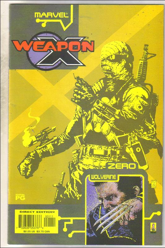 Weapon X The Draft-Zero #1 comic book very fine 8.0