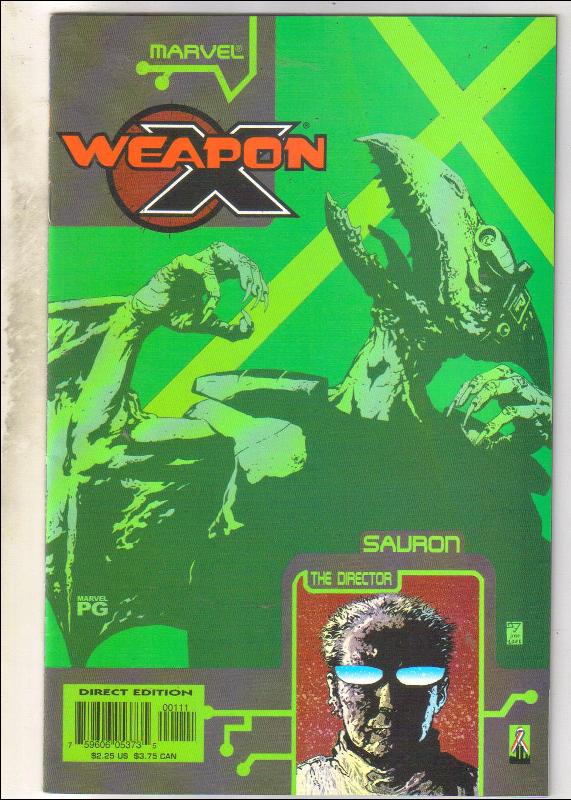 Weapon X The Draft-Sauron #1 comic book near mint 9.4