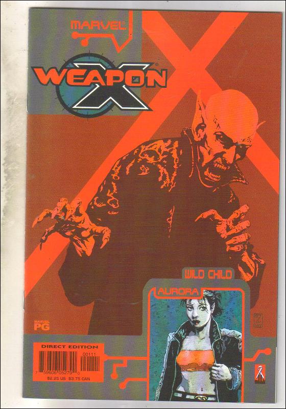 Weapon X The Draft-Wild Child #1 comic book near mint 9.4