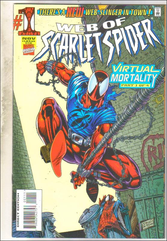 Web of Scarlet Spider #1 comic book near mint 9.4