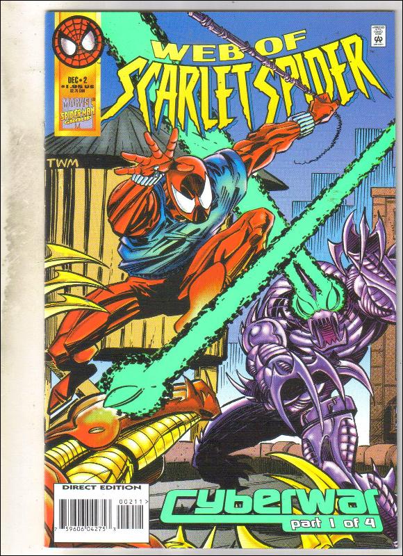 Web of Scarlet Spider #2 comic book near mint 9.4