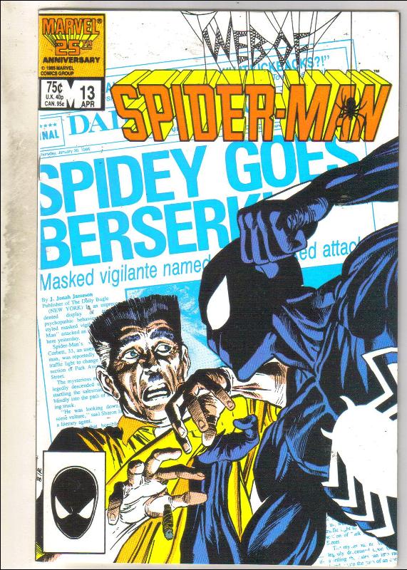 Web of Spider-man #13 comic book near mint 9.4