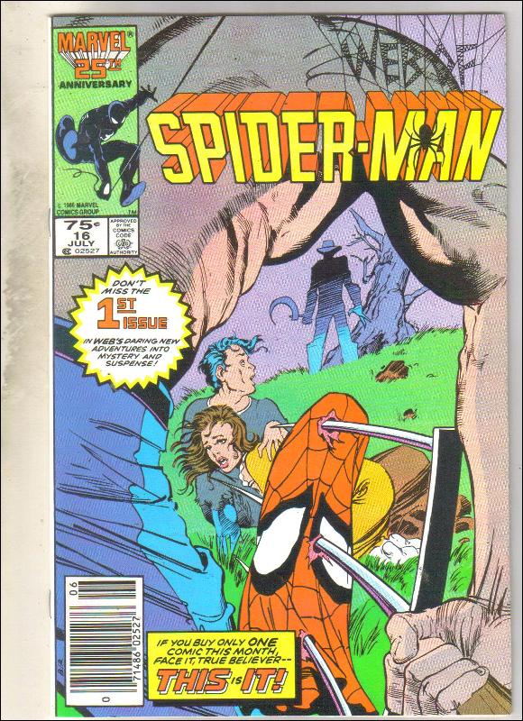 Web of Spider-man #16 comic book near mint 9.4