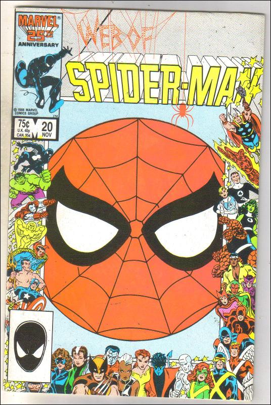 Web of Spider-man #20 comic book near mint 9.4