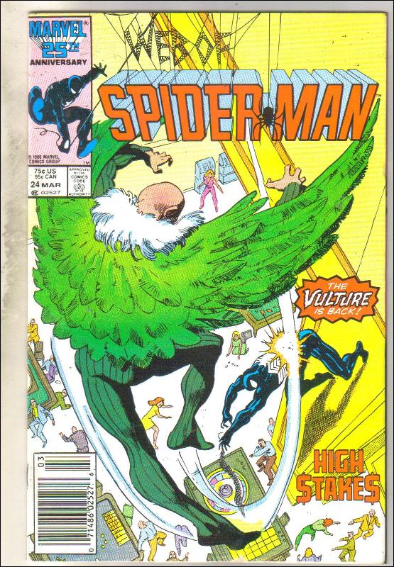 Web of Spider-man #24 comic book very fine 8.0