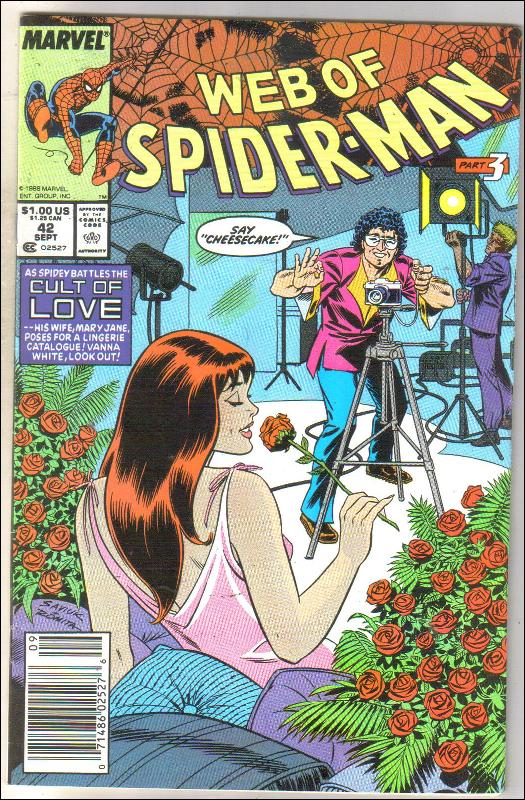 Web of Spider-man #42 comic book near mint 9.4