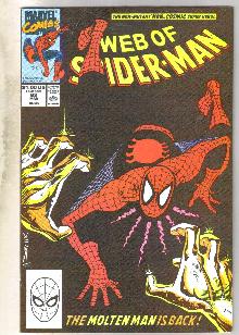 Web of Spider-man #62 comic book near mint 9.4