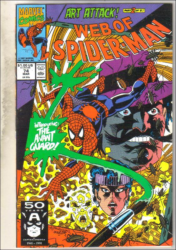 Web of Spider-man #74 comic book near mint 9.4
