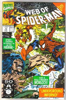 Web of Spider-man #77 comic book near mint 9.4