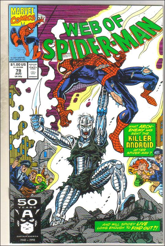 Web of Spider-man #79 comic book mint 9.8