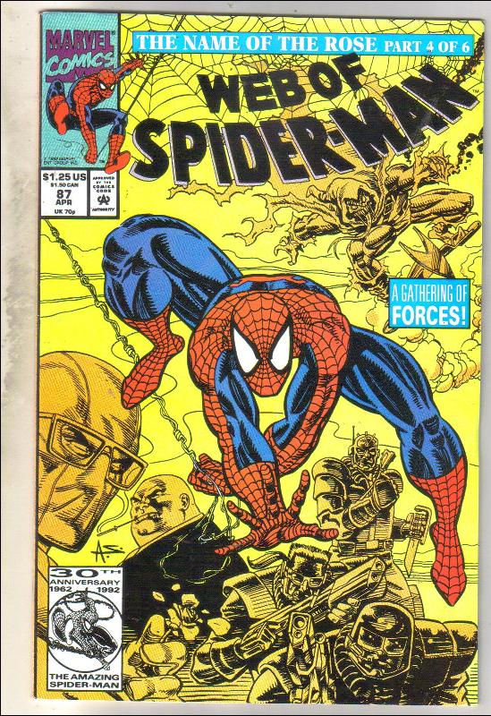 Web of Spider-man #87 comic book mint 9.8