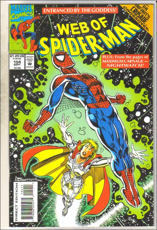 Web of Spider-man #104 comic book near mint 9.4