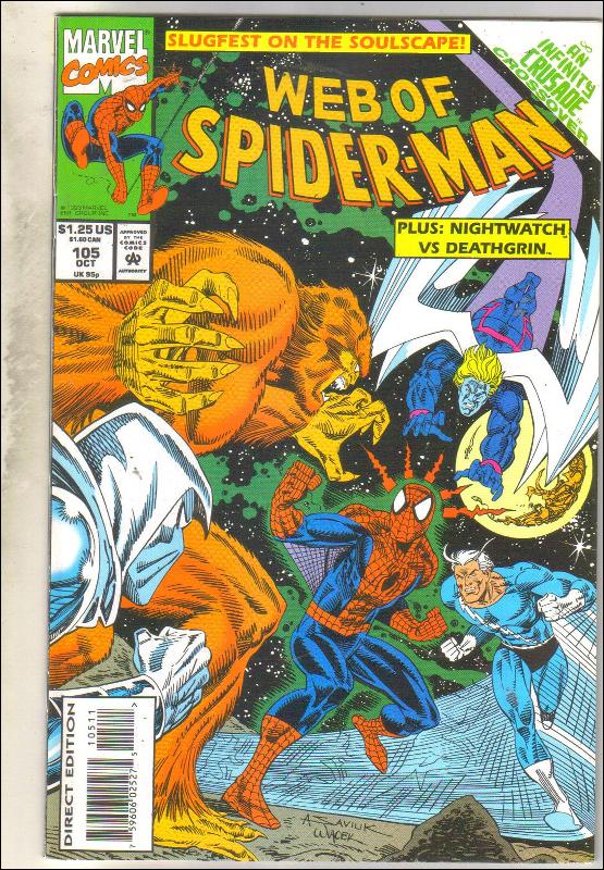 Web of Spider-man #105 comic book near mint 9.4