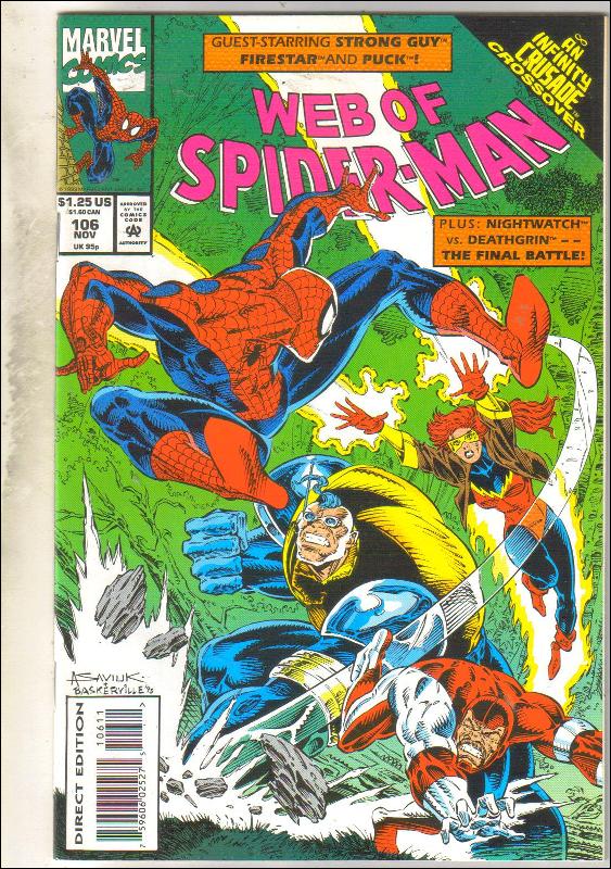 Web of Spider-man #106 comic book near mint 9.4