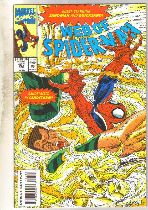Web of Spider-man #107 comic book near mint 9.4