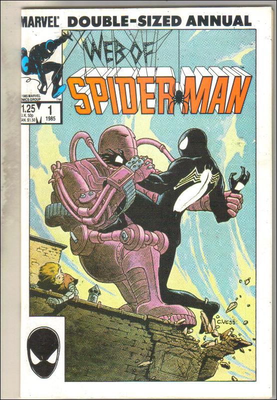 Web of Spider-man annual #1 comic book near mint 9.4