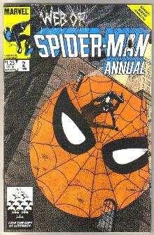 Web of Spider-man annual #2 comic book near mint 9.4