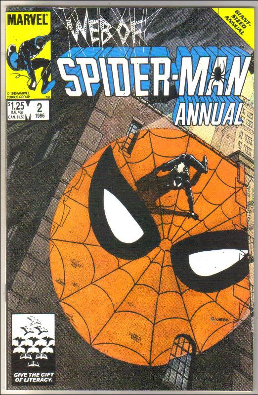 Web of Spider-man annual #2 comic book near mint 9.4