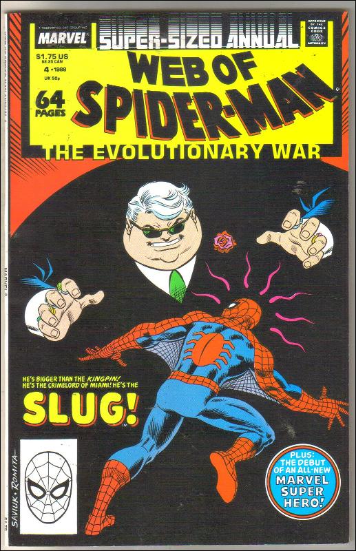 Web of Spider-man annual #4 comic book near mint 9.4