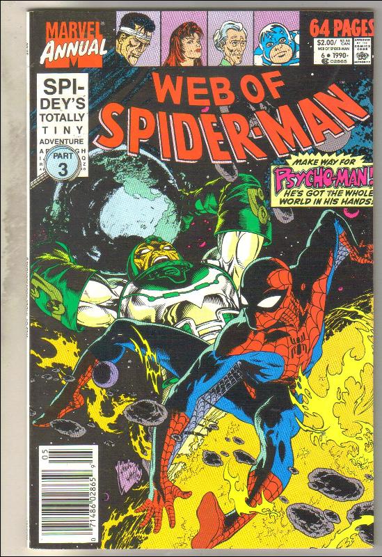 Web of Spider-man annual #6 comic book very fine 8.0