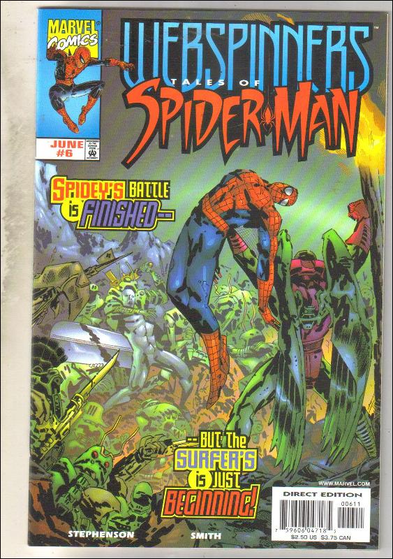 Webspinners Tales of Spider-man #6 comic book near mint 9.4